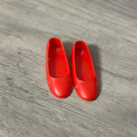 Vintage Skipper Skooter Red Flats Shoes Japan - Picture 1 of 4